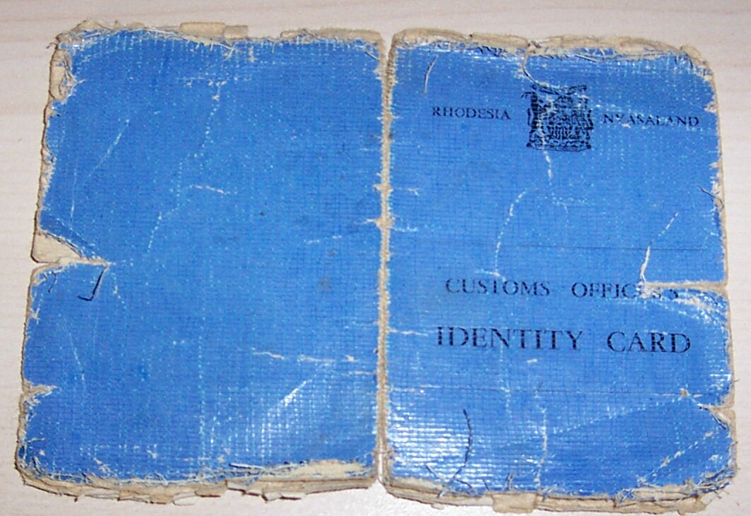 federal customs id card signed by chv cooke
